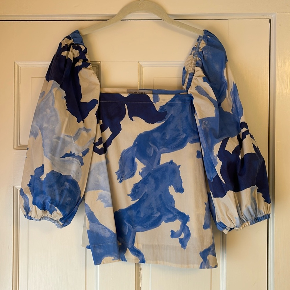 Marella horse print summer top